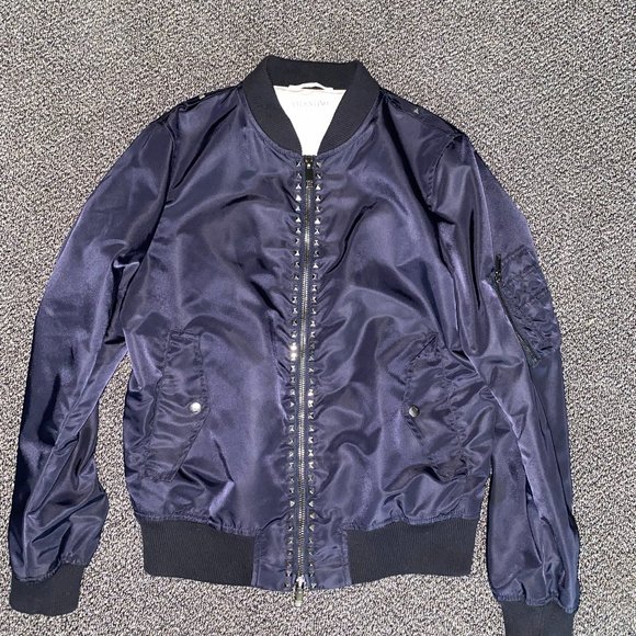 Valentino Rockstud Bomber Jacket